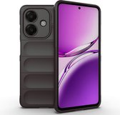 MobyDefend Hoesje - Geschikt voor Oppo A60 5G / Oppo A40 / Oppo A40m - TPU Gripcase - Zwart