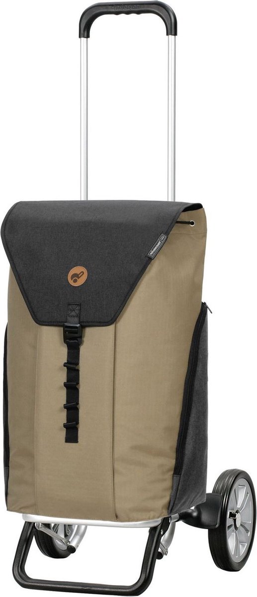 Andersen SHOPPER MANUFAKTUR Boodschappentrolley Alu Star Shopper Ture 50L Beige 111cm