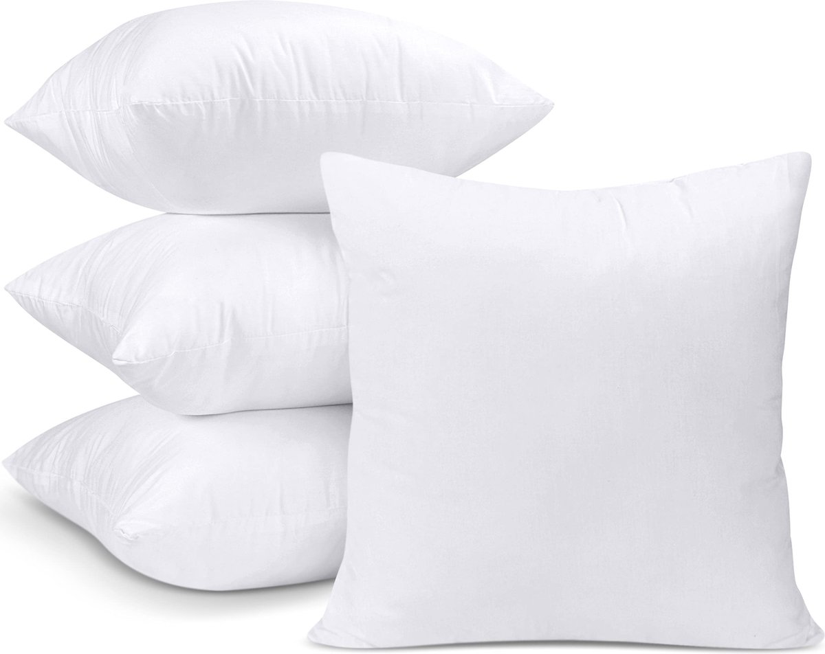 La'Moussawi ® Set van 4 Luxe Kussenvullingen voor Comfort en Stijl in je Huis