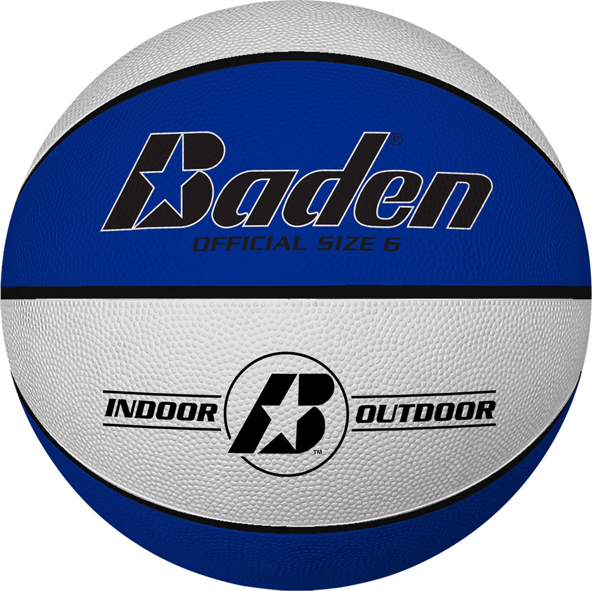 Baden Basic (Size 6) Basketbal Dames - Royal / Wit | Maat: 6