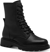 Tamaris Enkellaarsjes met plateauzool - navy patent/blauw