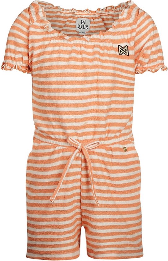 Koko Noko Meisjes Jumpsuit - Orange