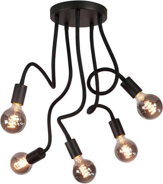 Plafondlamp Scandinavisch van - 3 lichtbronnen - L.45 x H.20 cm