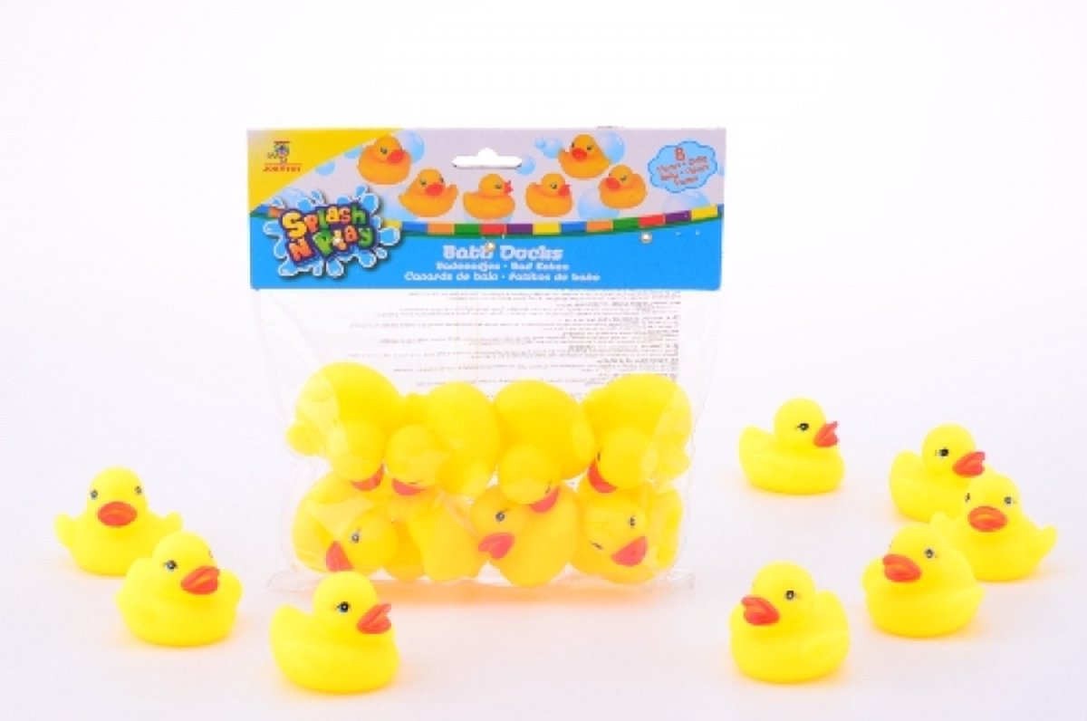 JohnToy Badeendjes 8 Stuks - Badspeelgoed — afbeelding 10