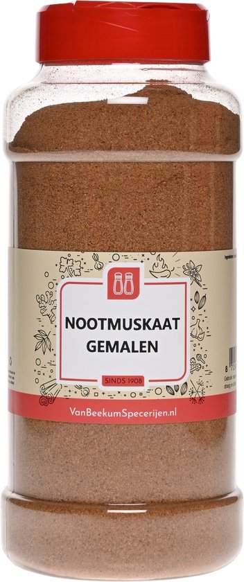 Noix de muscade moulue | Épandeur 400 grammes | Van Beekum Specerijen
