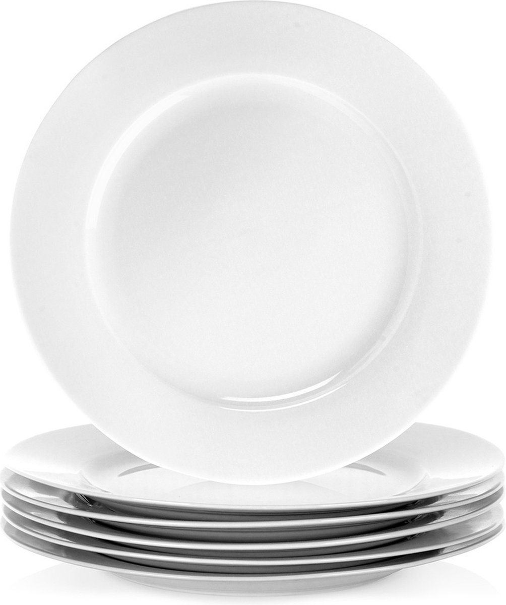 Dinerbord Porselein MONA 27 cm 6 stuks - Borden - Bord