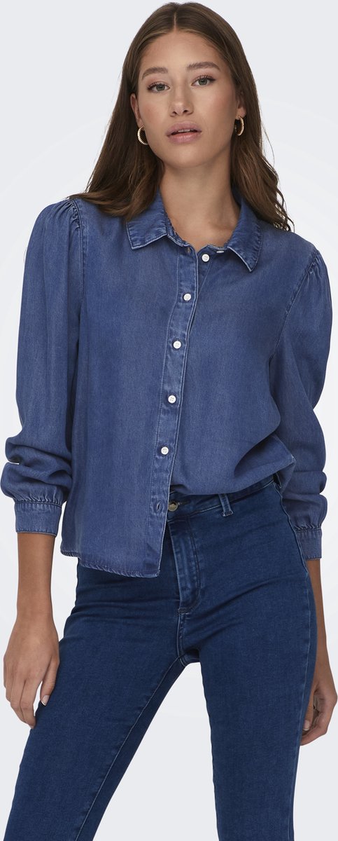 ONLY - ONLBILLIE DENIM LIFE DNM SHIRT QYT - Dames - Blouses