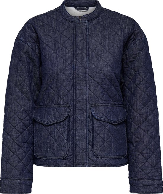 Only Hallie Quilted Denim Jas Dames - Maat M