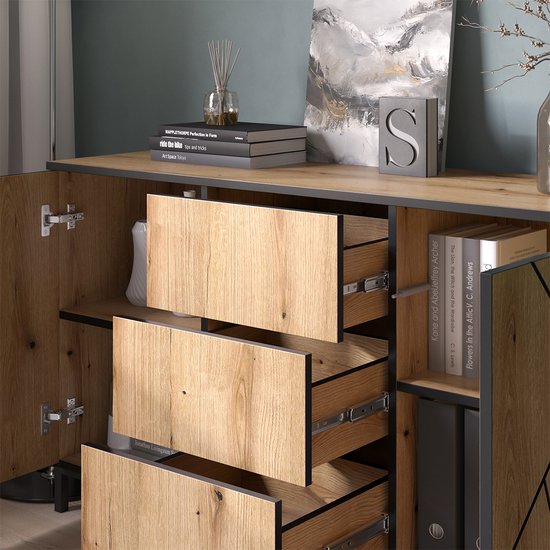 Vicco Hatto Dressoir – 124 x 69.6 cm Eiken