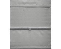 Inovra ® Stijlvolle Grijze Vouwgordijnen Met Magnetische Profielen En Handige Bevestiging Zonder Boren 60 x 140 cm