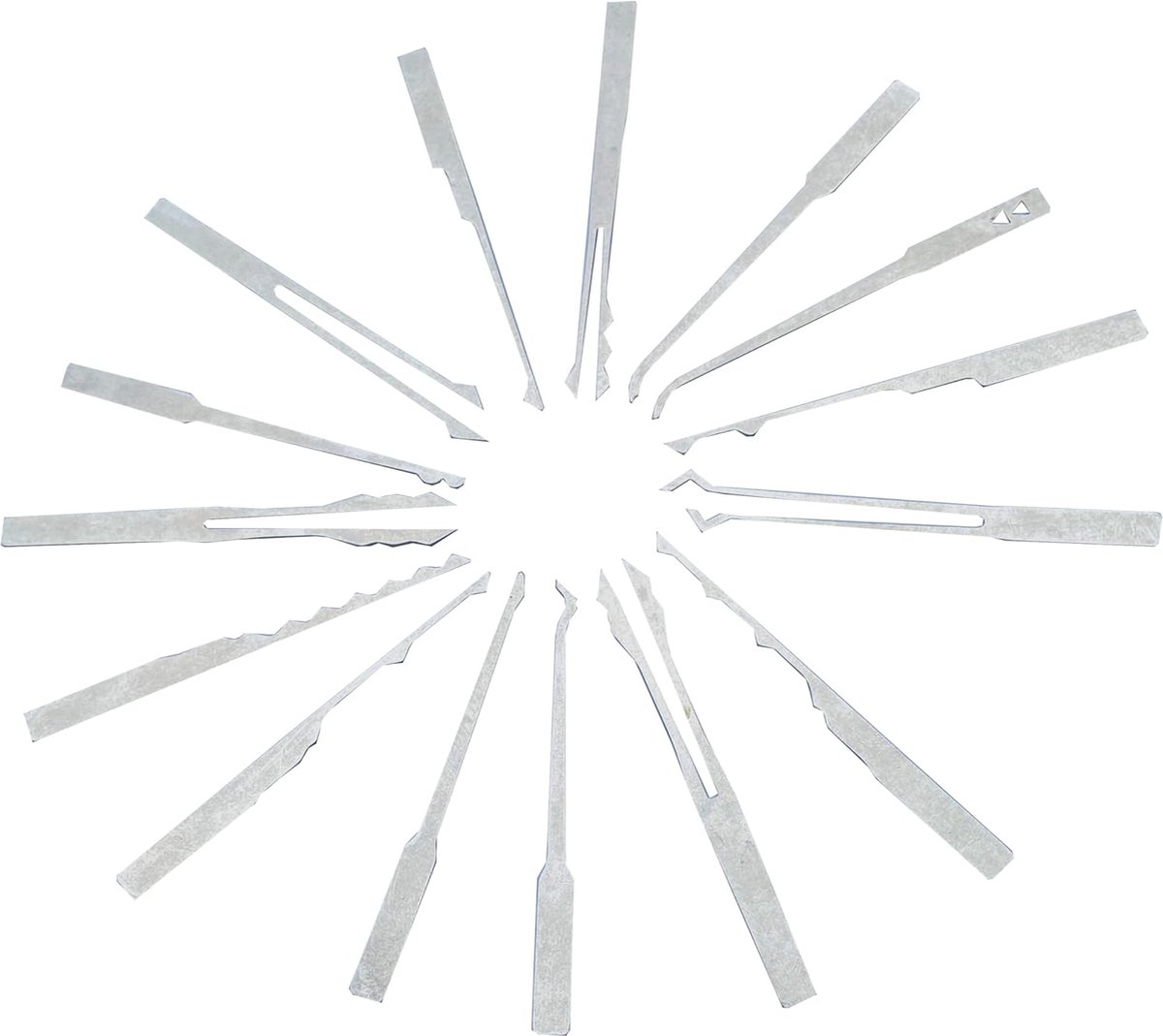 27-delige Lock Pick Set voor Professionals en Beginners - Inclusief Handgreep en Diverse Opzetstukken voor Deursloten en Autosloten — cadeau in Hobby - foto 5