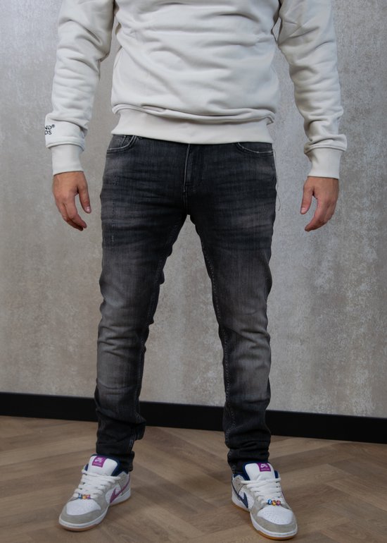 Pure Path The Jon - Denim skinny - Gris moyen