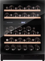 Bol.com Dunavox Flow-45 Wijnkoelkast - DAUF-45.125DSS.TO - 2 Zones aanbieding