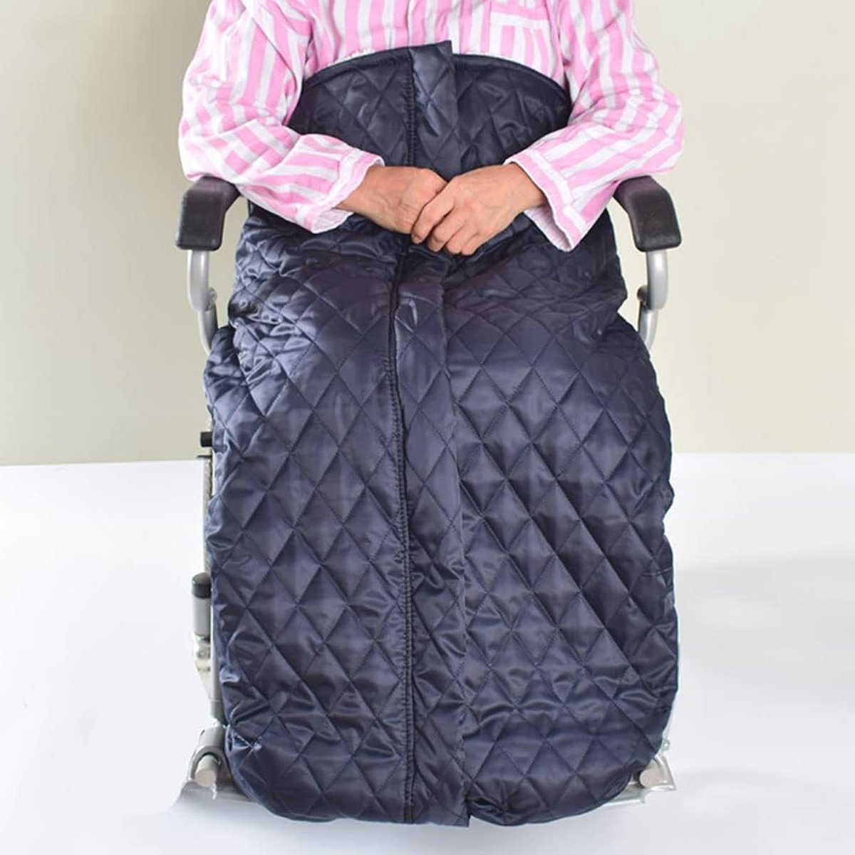 Lichtgewicht rolstoeldeken met ritssluiting - Waterdichte fleece hoes voor comfort en warmte