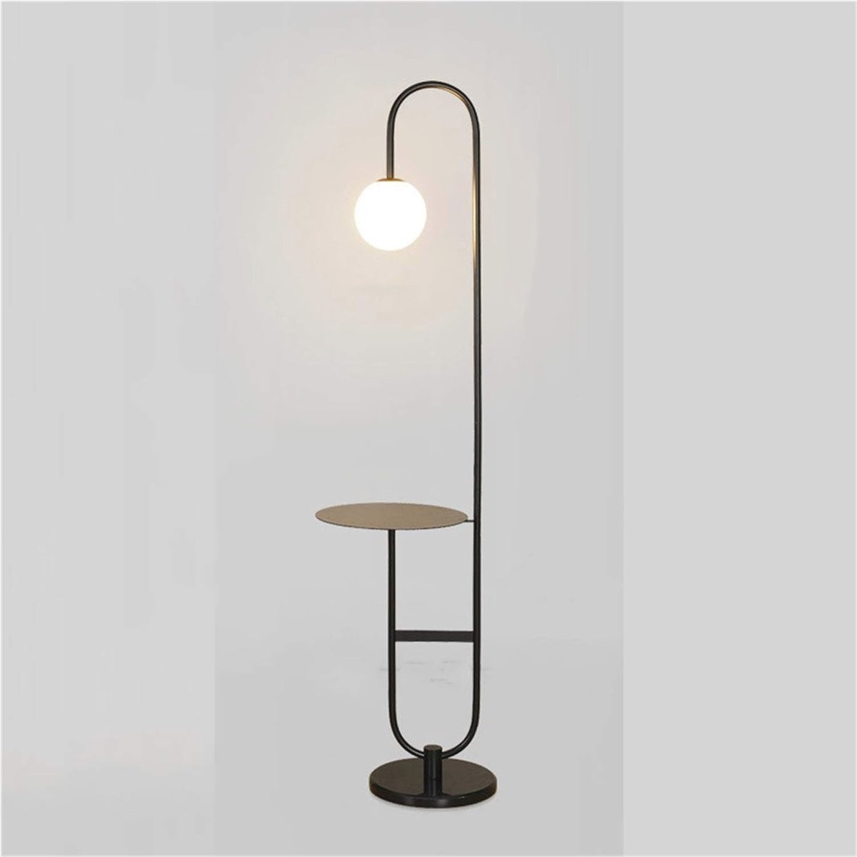 Moderne LED vloerlamp met ronde tafel - Art Deco stijl voor woonkamer en slaapkamer