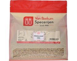 Van Beekum Specerijen - Venkelzaad Heel - 900 Gram (hersluitbare stazak)