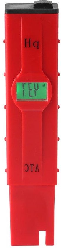 UIUZMAR pH-meter voor water, 2025 nieuwe pH-meter voor zwembad met horizontaal display, pH-meter voor aquarium, pH-meter voor hydrocultuur, whirlpool, kombucha, drinkwater, wijnbouw, goudvisglas