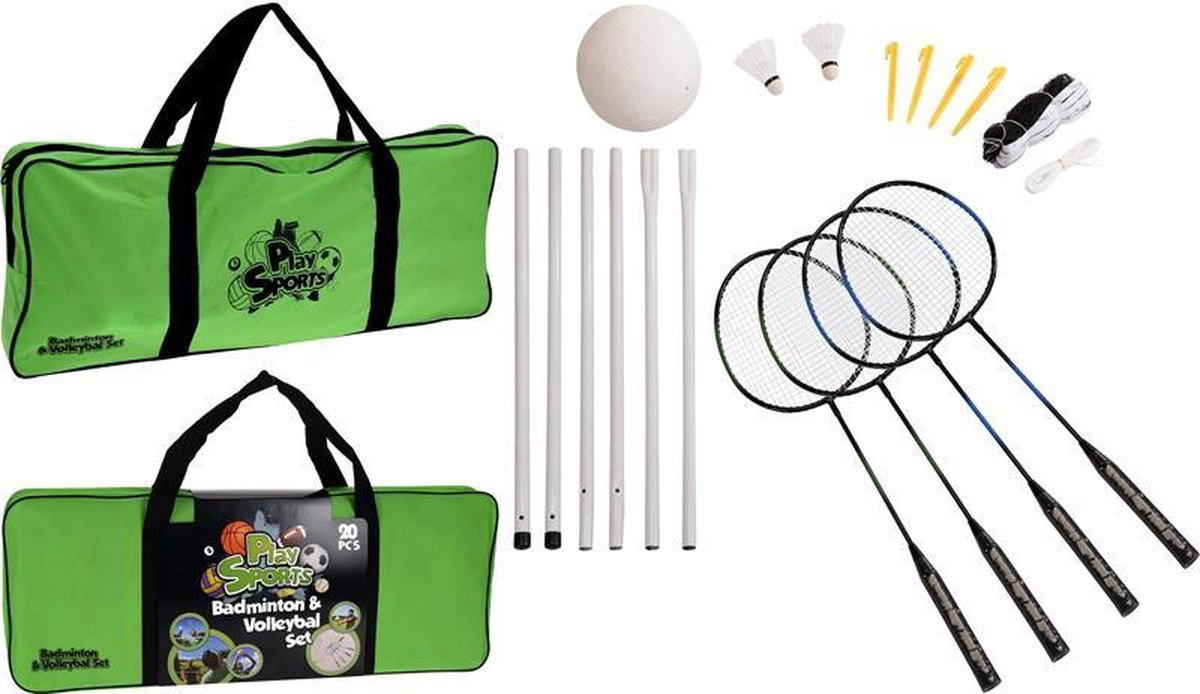 Badminton en Volleybalset