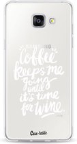 Casetastic Softcover Samsung Galaxy A5 (2016) - Coffee Wine White Transparent