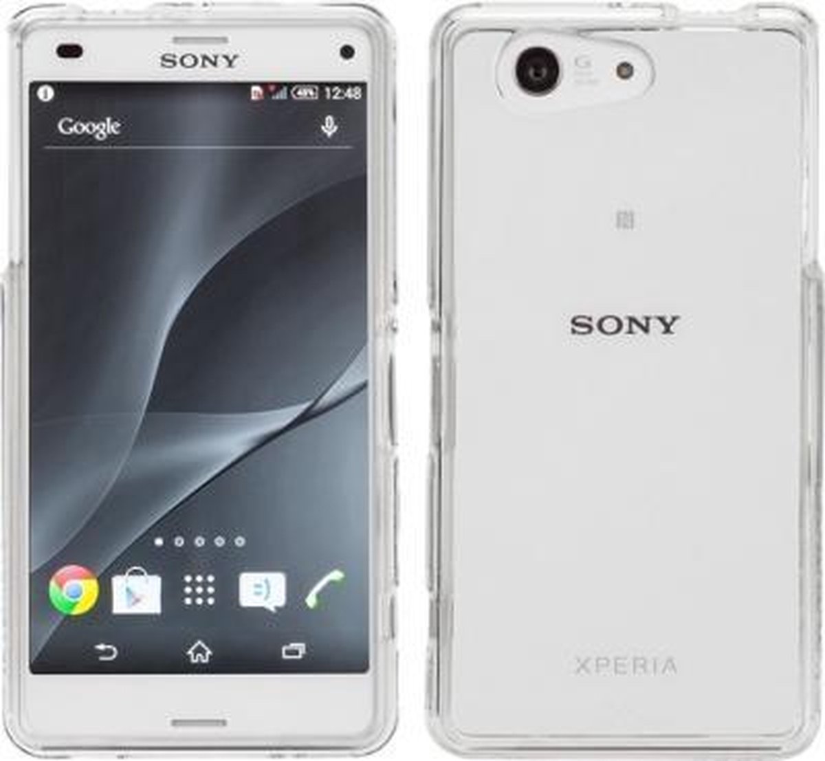 Uitreiken Senaat Groene bonen Sony Xperia Z3 Compact Ultra thin 0.3mm Gel silicone transparant Case cover  | bol.com