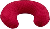 Coussin d'allaitement - Coussin de grossesse - 100% coton - 80 cm - rouge