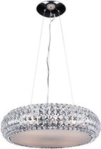 Hanglamp Crystal Science Ø53cm - chroom - 8x42w G9