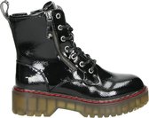 Mustang dames veterboot - Zwart - Maat 38