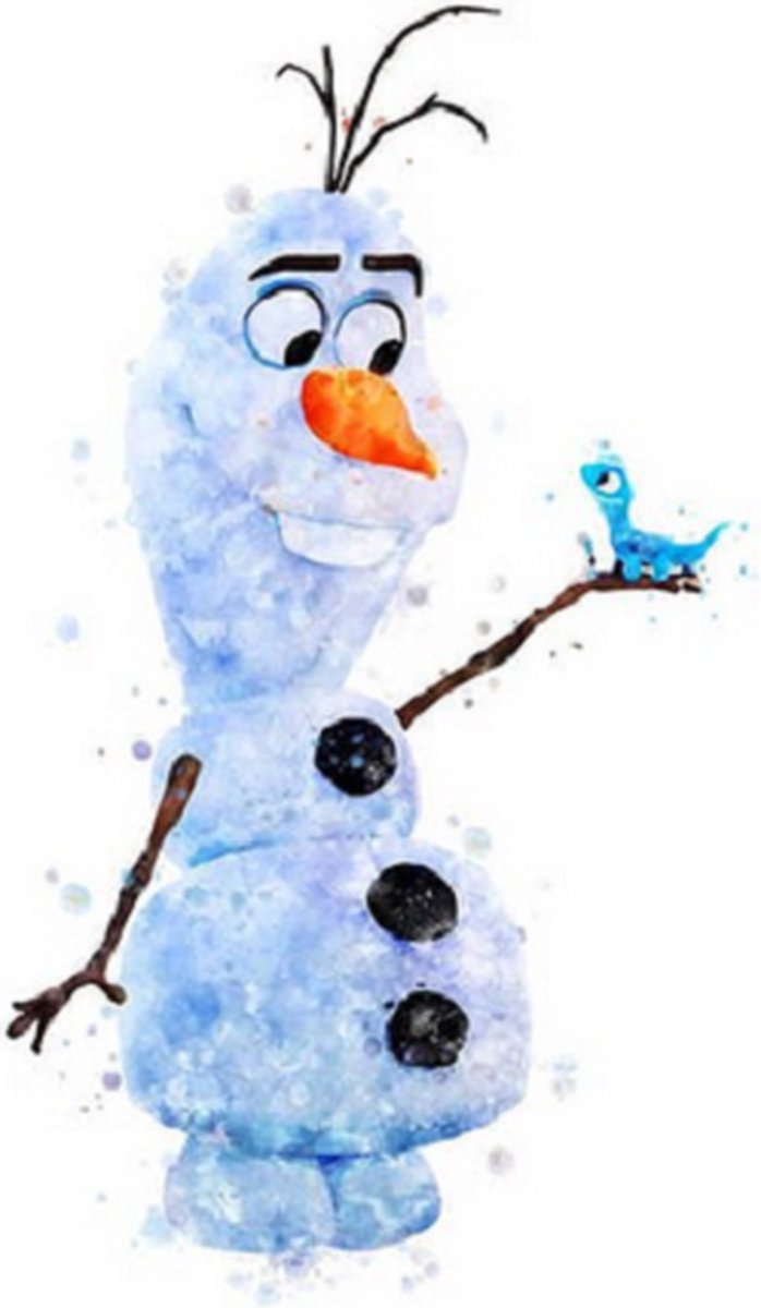Deurposter Frozen Olaf deursticker poster sticker koelkast