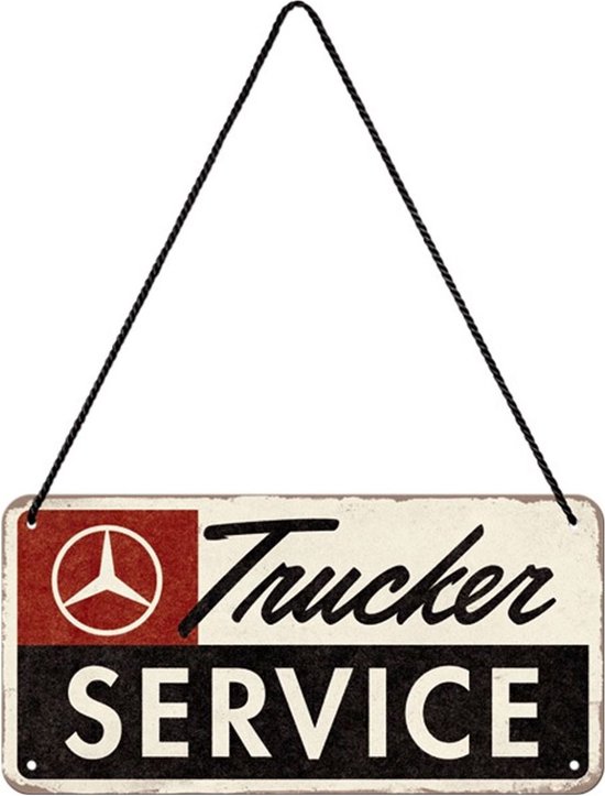 Hangend Bord Mercedes Trucker Service