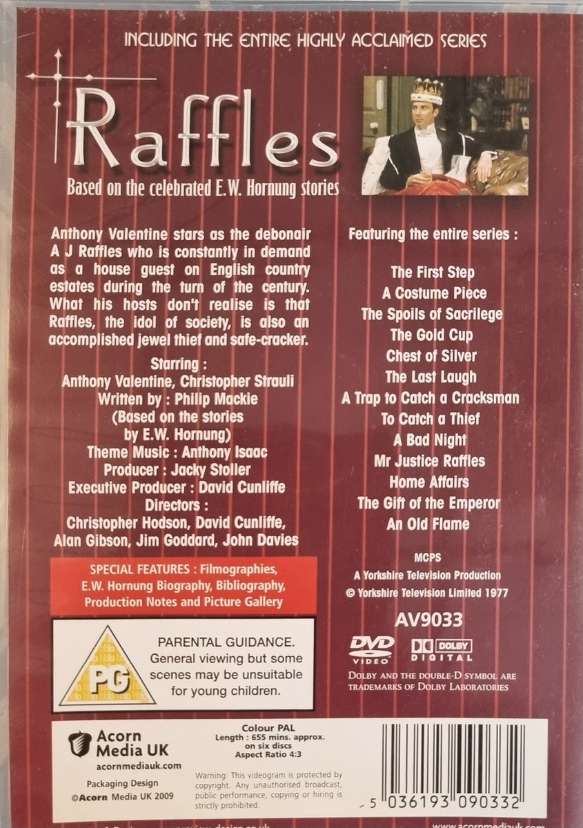 Raffles [1977] [DVD], Good, Terence Soall,Andrew Jackson,Trevor Ray ...