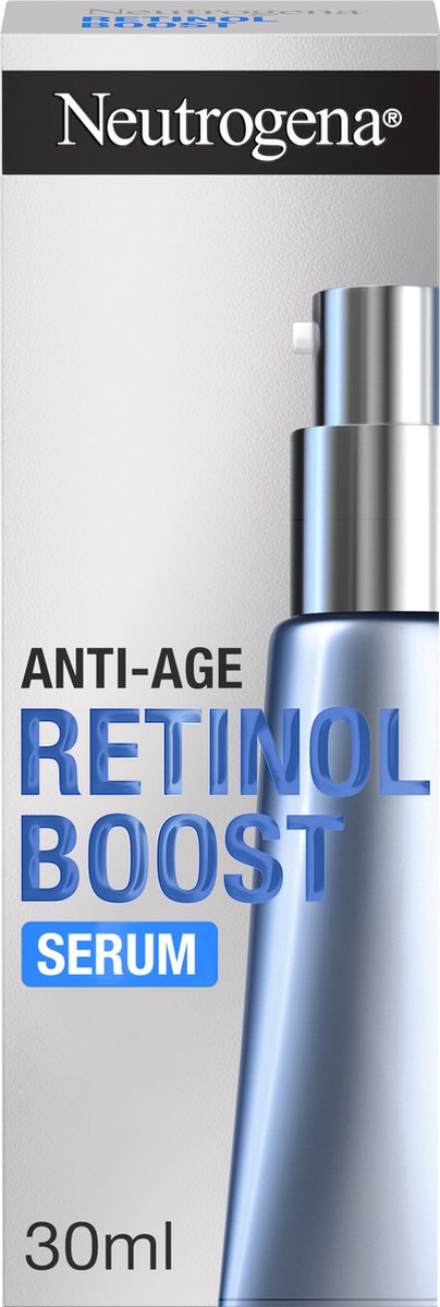 Neutrogena Retinol Boost Serum (30 ml) zeer effectief anti-veroudering gezichtsserum met Retinol mirtebladextract en hyaluronzuur effectief gezichtsverzorgingsserum voor een jongere en gezond ogende huid