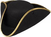 Chapeau pirate Boland noir - Chapeaux habillés - Adultes