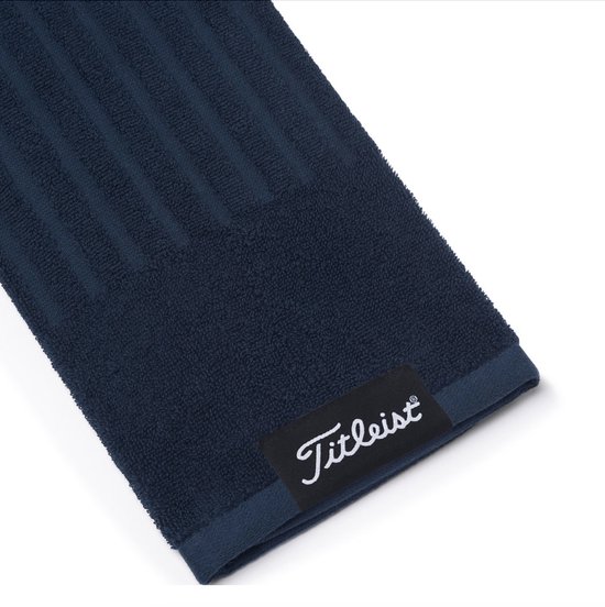 Titleist tri fold players towel navy, handdoek donker blauw van Merkloos — afbeelding 2