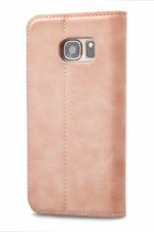 Samsung Galaxy S7 Hoesje - Mobilize - Gelly Premium Serie - Kunstlederen Bookcase - Soft Pink - Hoesje Geschikt Voor Samsung Galaxy S7