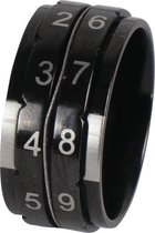 KnitPro toerenteller ring maat 11 zwart