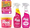 The Pink Stuff Multi Purpose Cleaner - The Pink Stuff Bathroom Cleaner - The Pink Stuff Cleaning Coller & The Original Scrub Mommy
