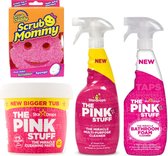 The Pink Stuff Multi Purpose Cleaner - The Pink Stuff Bathroom Cleaner - The Pink Stuff Cleaning Paste & The Original Scrub Mommy