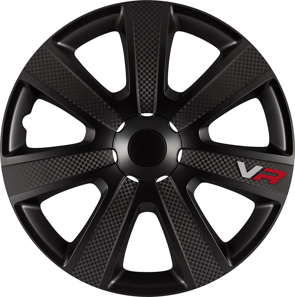 Autostyle PP 5155B VR Wieldoppen, Set van 4, 15 inch, Zwart