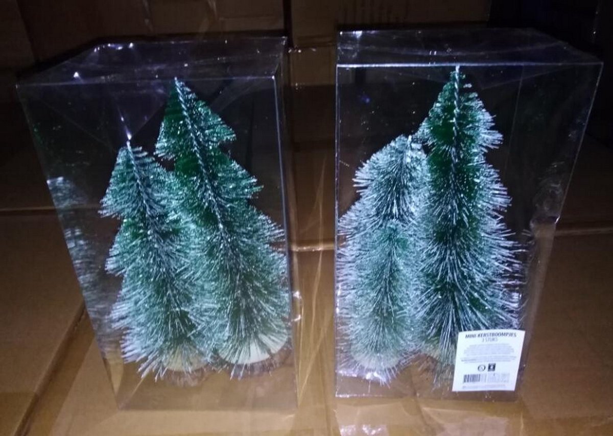 Mini-Kerstboompjes 3 Stuks