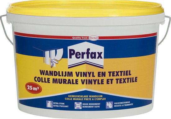Perfax Vinyl en Textiel Wandlijm - 5 Kg - Wand lijm
