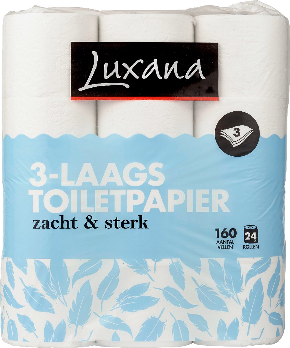 Luxana - Toiletpapier - 3-Laags 24 Rollen
