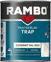 Rambo Pantserlak Deur & Kozijn Zijdeglans Dekkend - Goed Reinigbaar - RAL 9001 - 1.25L