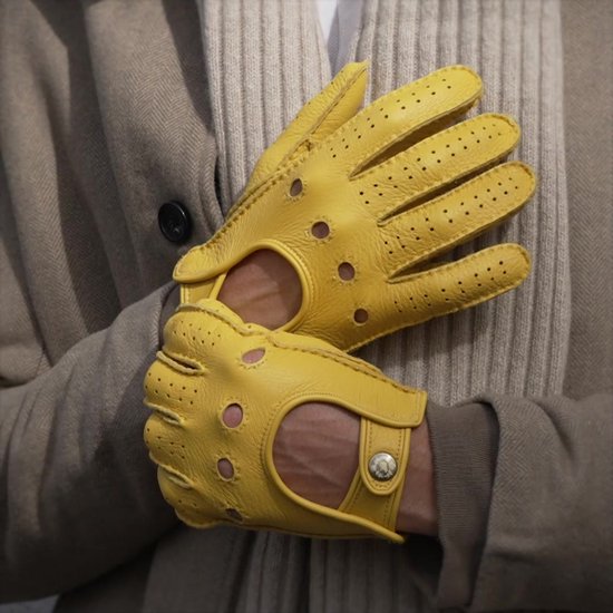 Gants de Conduite Femme Noir - Peau de daim - Fabriqué à la main en Italie  – Fratelli Orsini®