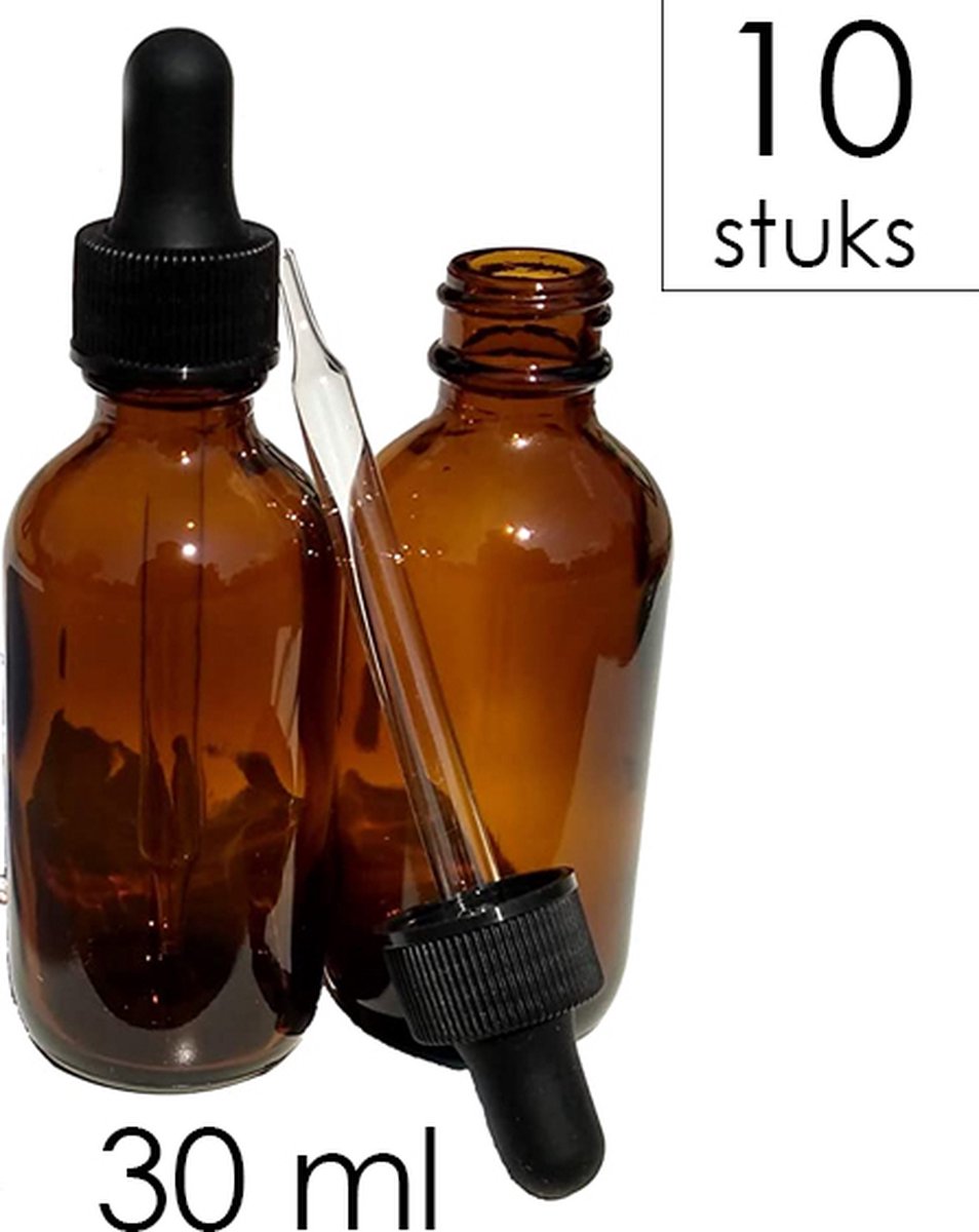 Flacons pipette 30ml 10 pièces Pipette pipettes pour liquides flacon...
