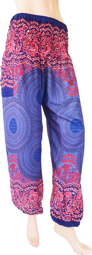 Sarouel - Yoga - Summer Pants Medium, bleu mandala
