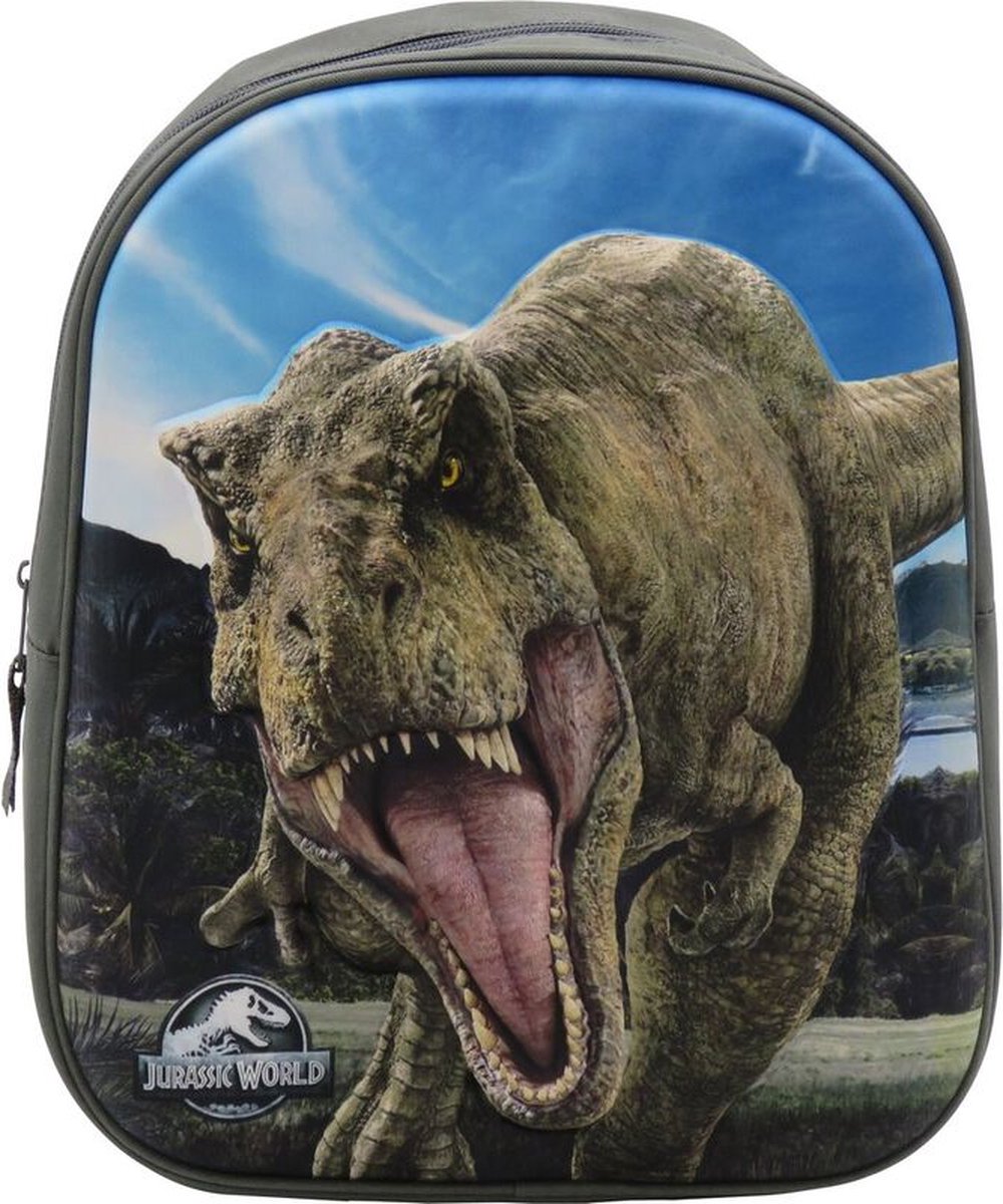 Jurassic World - Rugzak - 30 cm - 3d - Dinosaurus - vanaf 3 jaar tot 6 jaar - Dino