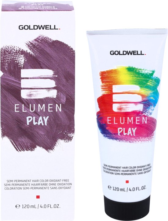 Vopsea Semi-permanenta Goldwell Elumen Play Metallic Purple, 120ml