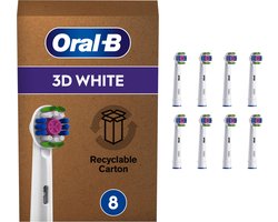 Product afbeelding van Oral-B 3D White opzetborstels - 8 stuks