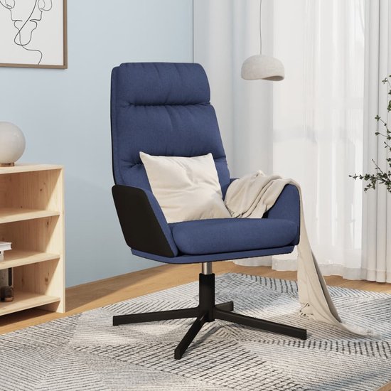 Prolenta Premium - Relaxstoel stof blauw- Fauteuil - Fauteuils met  armleuning - Hoes... | bol.com
