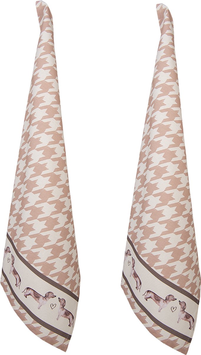 Clayre & Eef Theedoek set van 2